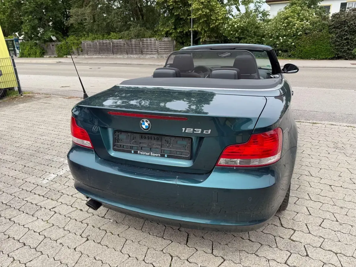 Gebraucht BMW 123 Cabriolet Efficient Dynamics 204 PS (150 kW) 2009 Grün Cabrio