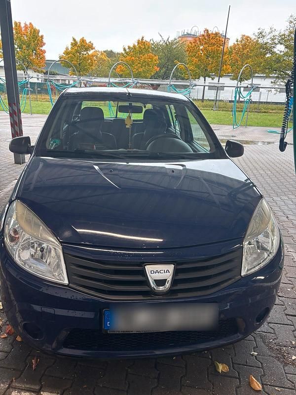 Blau Gebraucht 2009 Dacia Sandero Kleinwagen | 1.200 € - Bild 1/4