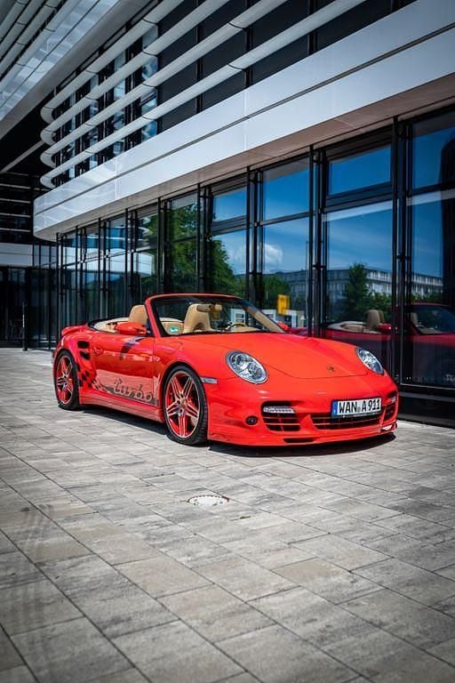 Gebraucht Porsche 997 Turbo 581 PS (427 kW) 2007 Rot Cabrio