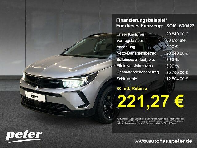 Lack grau artense/ klarlack Gebraucht 2023 Opel Grandland X GS Line SUV | 20.840 € (Guter Preis) - Bild 1/3