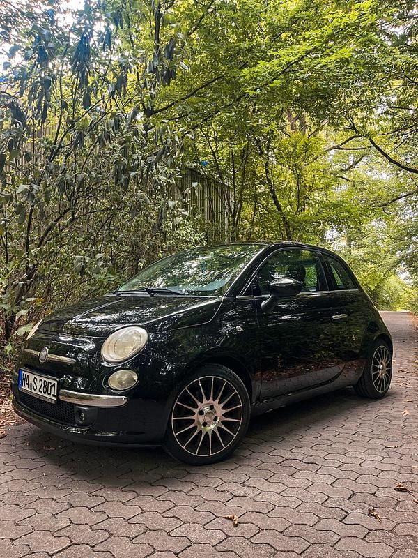 Schwarz Gebraucht 2008 Fiat 500 Kleinwagen | 4.200 € - Bild 1/4