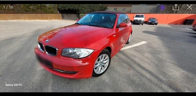 Gebraucht BMW 116 115 PS (84 kW) 2007 Rot Kleinwagen