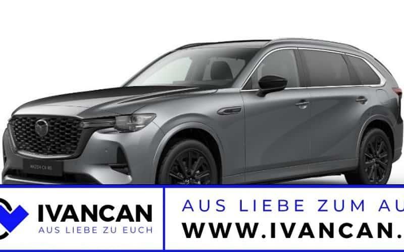 Machine gray Neu 2025 Mazda CX-80 Homura-Line SUV | 56.350 € (Fairer Preis) - Bild 1/4