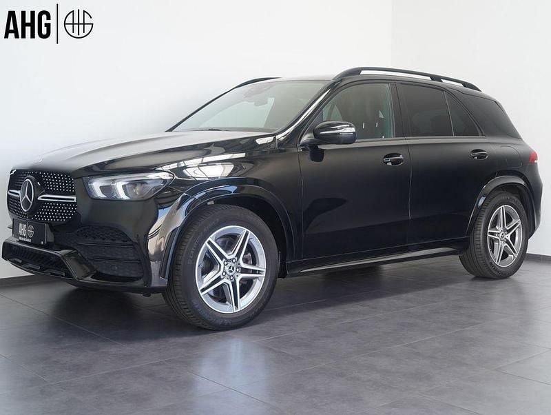 Schwarz Gebraucht 2022 Mercedes GLE350e AMG line SUV | 56.990 € (Superpreis) - Bild 1/4