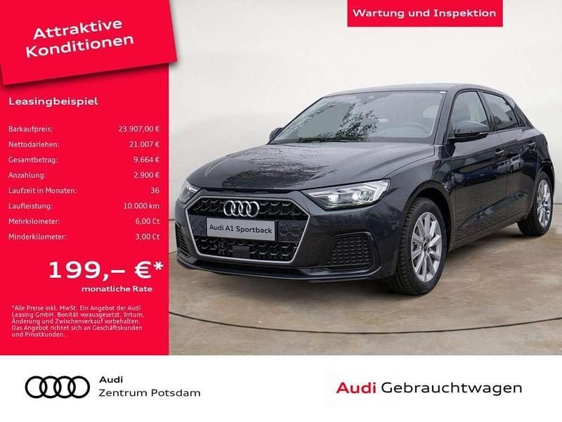 Grau Gebraucht 2024 Audi A1 Sportback Advanced Plus Kleinwagen | 23.907 € (Fairer Preis) - Bild 1/4