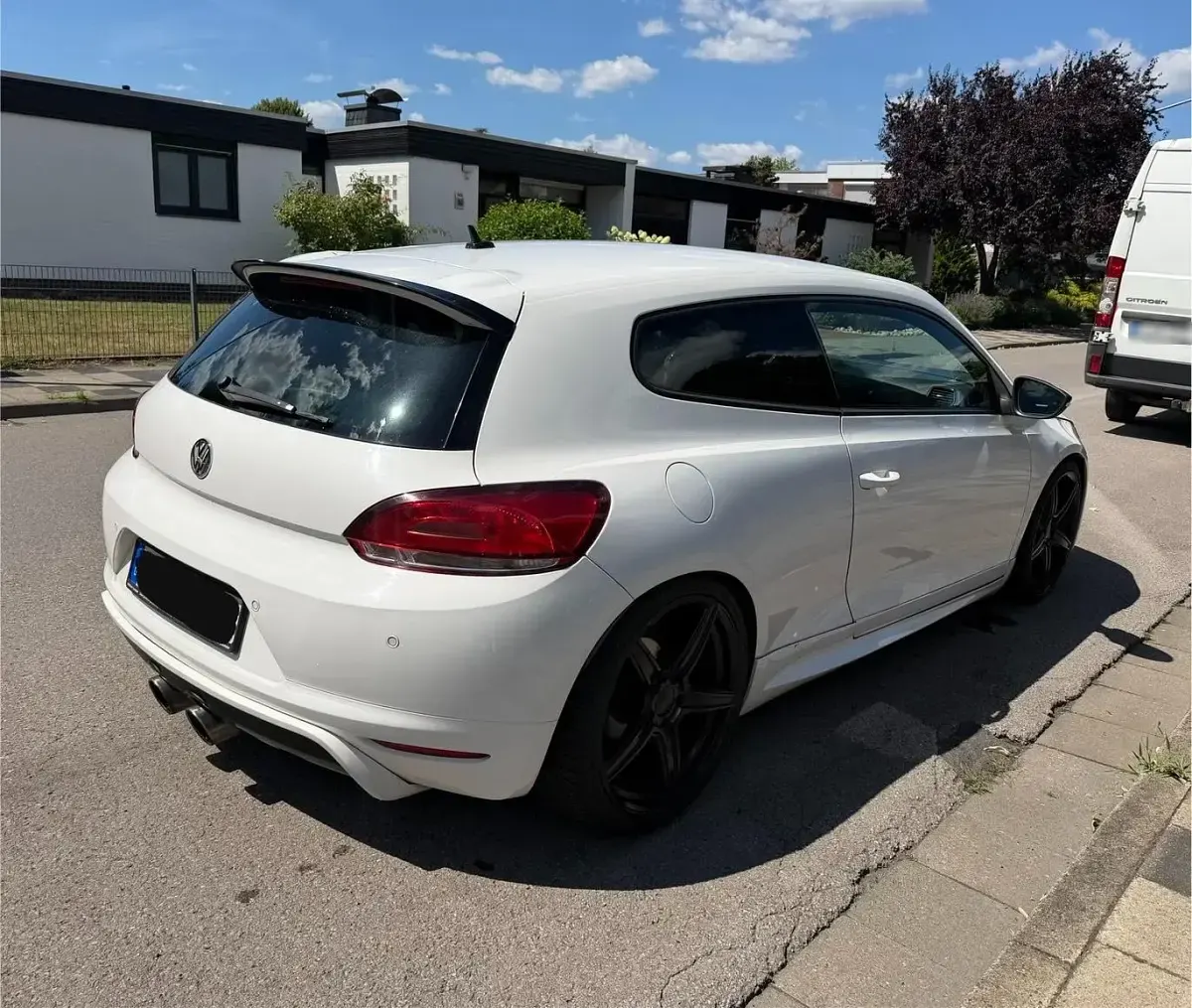 Gebraucht VW Scirocco R-line 170 PS (125 kW) 2009 Weiß Coupé