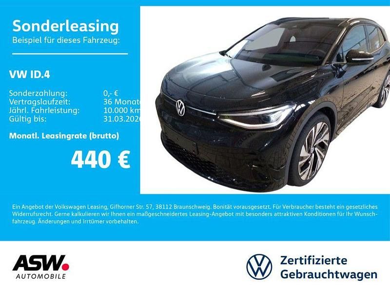 Grenadillschwarz metallic Gebraucht 2025 VW ID.4 GTX SUV | 43.930 € (Guter Preis) - Bild 1/3
