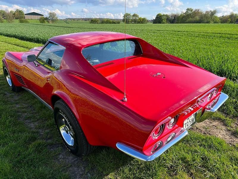 Second-hand Corvette C3 250 CP (183 kW) 1972 Roșu Cabrio