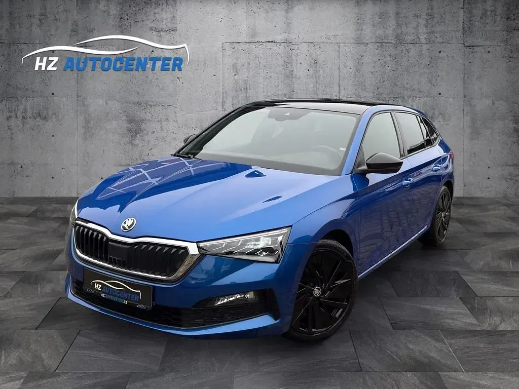 Gebraucht Skoda Scala Ambition 116 PS (85 kW) 2019 Blau Kleinwagen