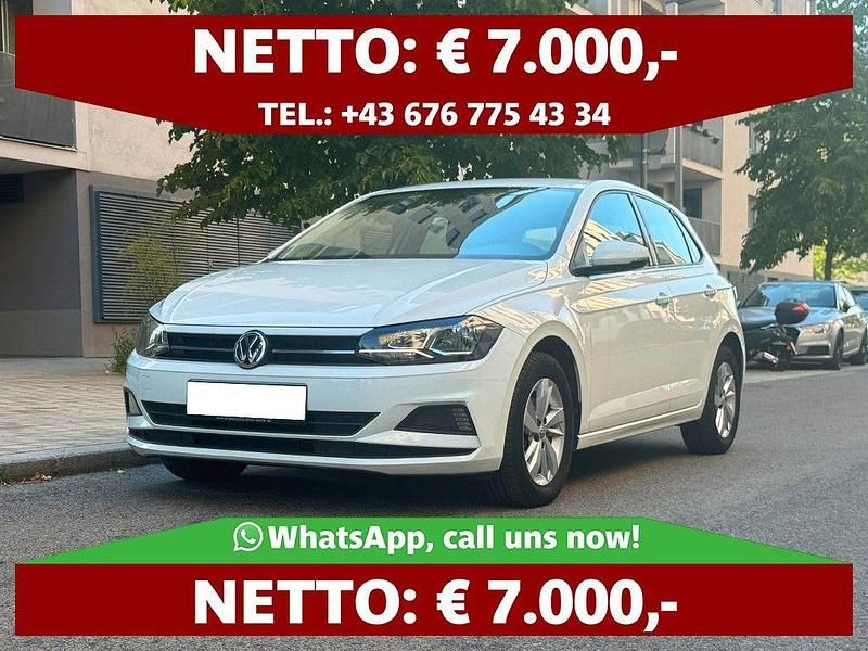 Weiß Gebraucht 2018 VW Polo Limousine | 8.400 € (Guter Preis) - Bild 1/4