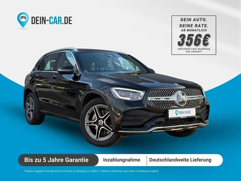 Schwarz Gebraucht 2019 Mercedes GLC200 AMG line SUV | 34.995 € (Etwas zu teuer) - Bild 1/4