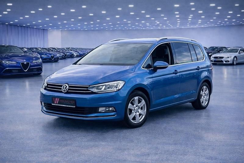 Gebraucht VW Touran Highline 150 PS (110 kW) 2016 Blau Van / Kleinbus