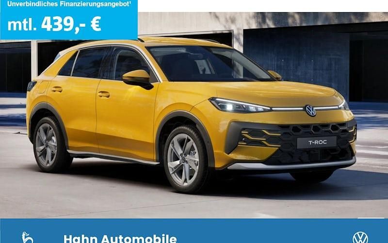 Gelb Neu 2025 VW T-Roc Life SUV | 44.540 € (Teuer) - Bild 1/4