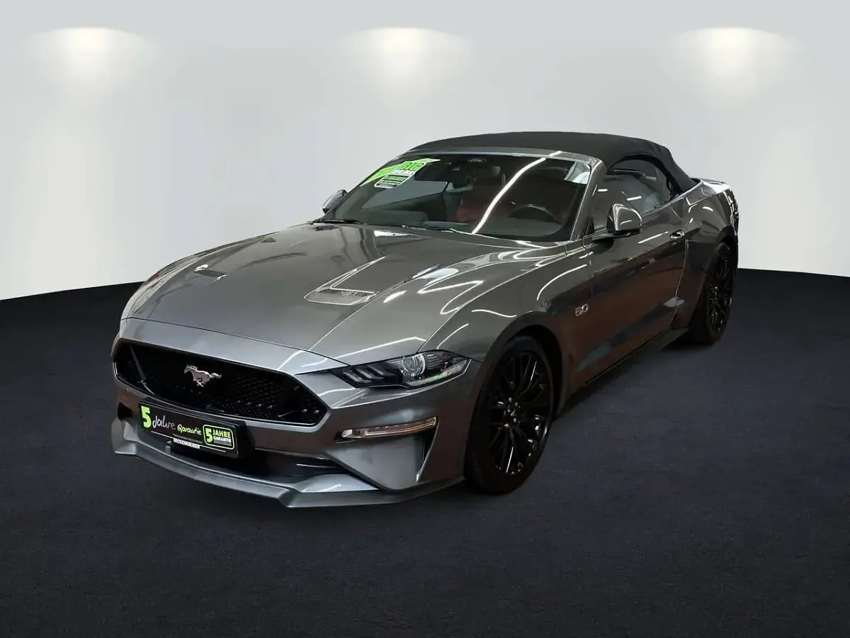 Gebraucht Ford Mustang GT 449 PS (330 kW) 2021 Grau Cabrio