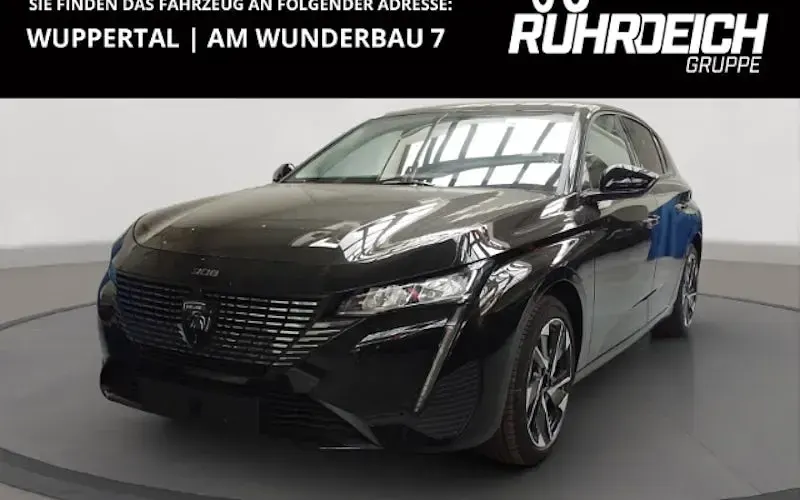 Neu Peugeot 308 Allure 145 PS (106 kW) 2025 Schwarz Limousine
