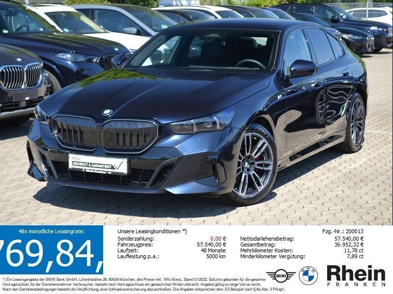 Schwarz Gebraucht 2024 BMW 520 M Sport Limousine | 54.880 € (Guter Preis) - Bild 1/4