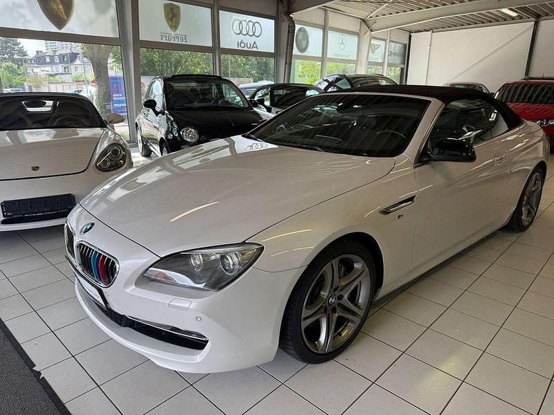 Weiß Gebraucht 2013 BMW 640 Cabriolet Sport Line Cabrio | 24.900 € (Fairer Preis) - Bild 1/4