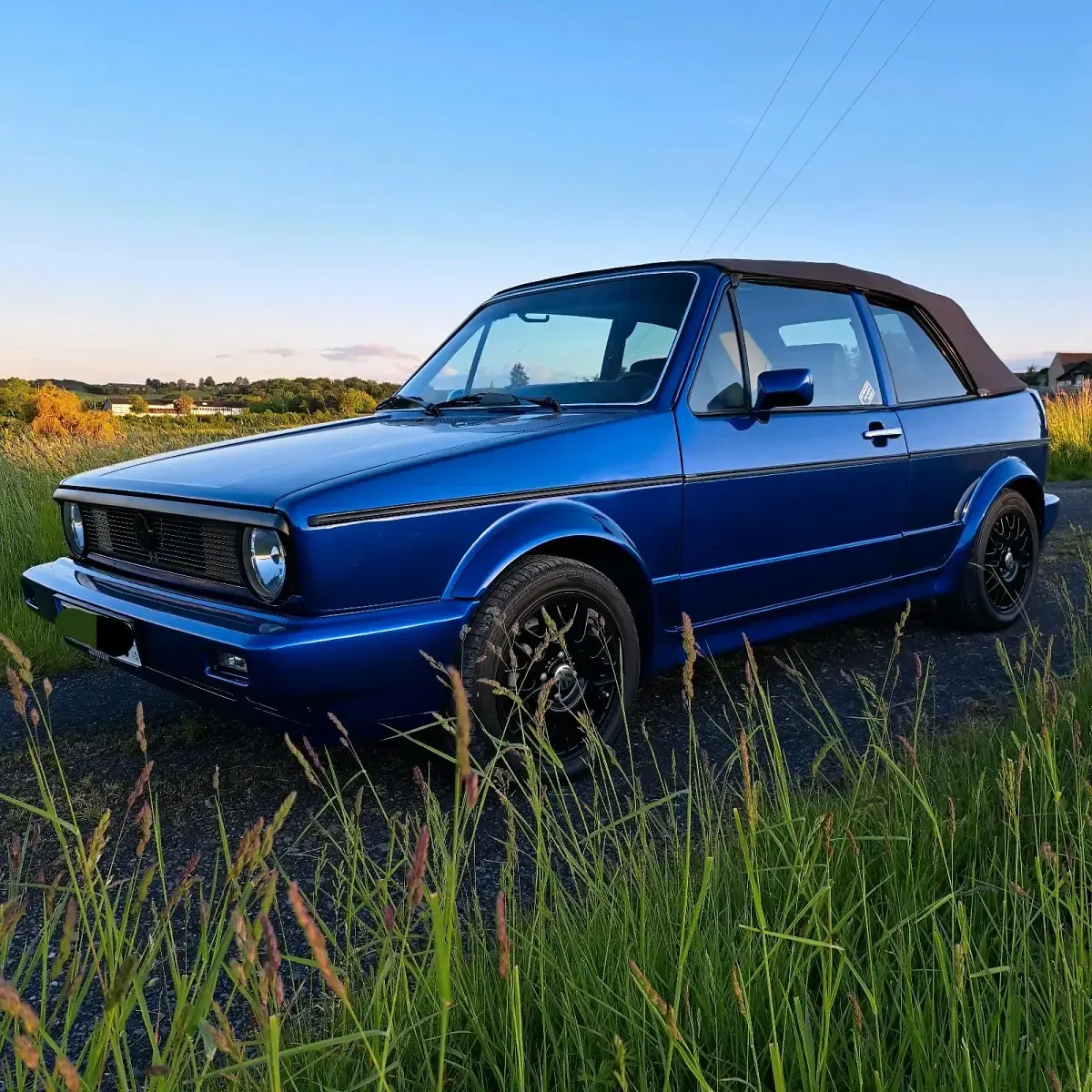 Gebraucht VW Golf Cabriolet 98 PS (72 kW) 1991 Blau Cabrio