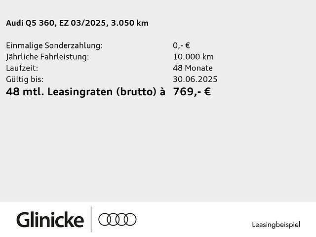 Gebraucht Audi Q5 Sport 204 PS (150 kW) 2025 Tamboragrau metallic SUV