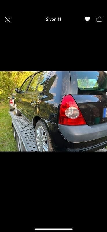 Gebraucht Renault Clio II 82 PS (60 kW) 2003 Schwarz Kleinwagen