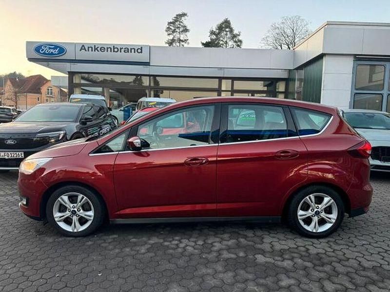 Rot Gebraucht 2016 Ford C-MAX Titanium Van / Kleinbus | 13.880 € (Teuer) - Bild 1/4