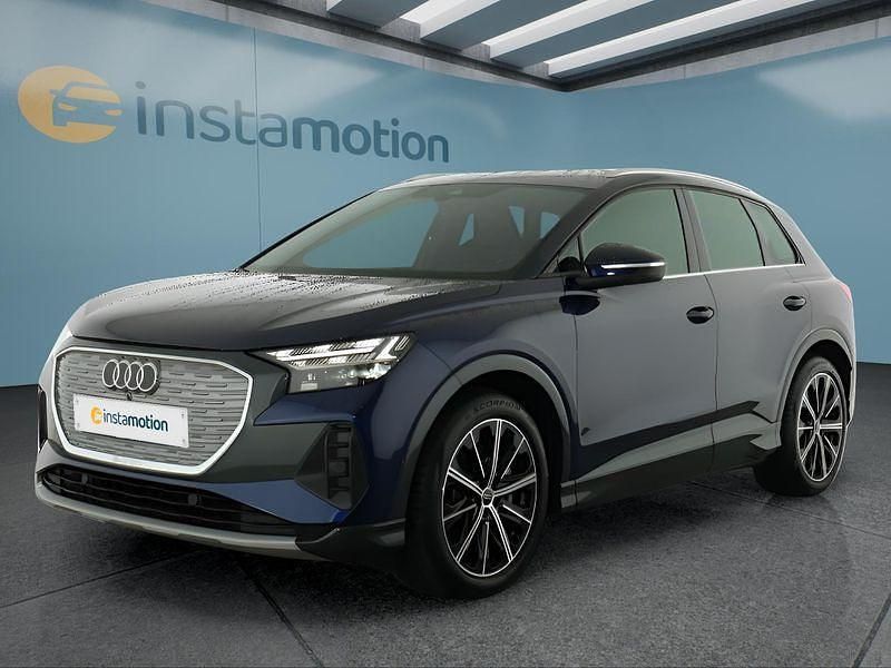 Blau Gebraucht 2023 Audi Q4 e-tron SUV | 38.699 € (Teuer) - Bild 1/4