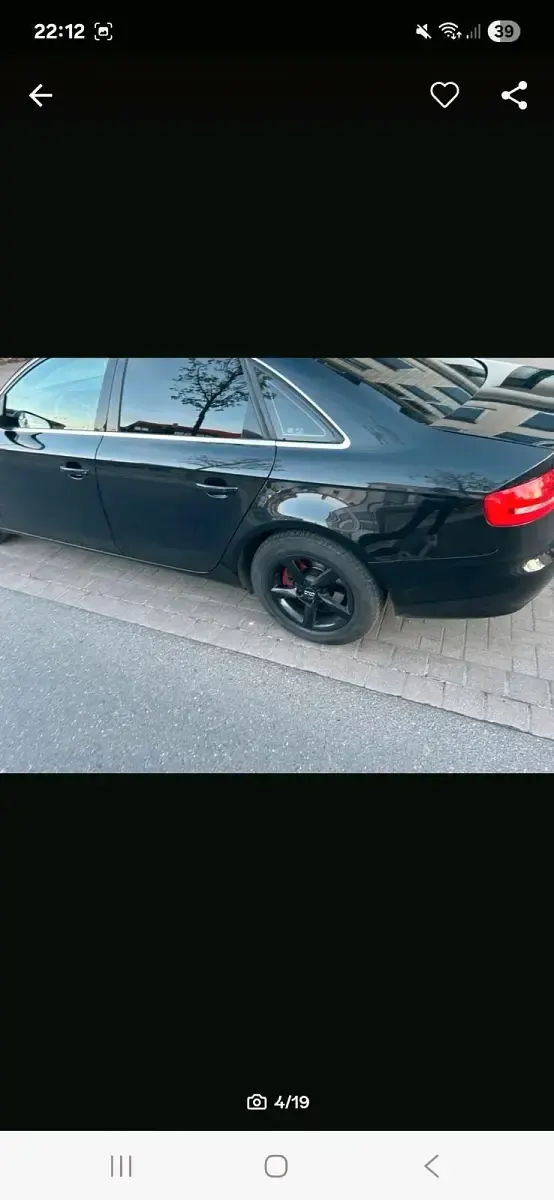 Gebraucht Audi A4 125 PS (91 kW) 2012 Schwarz Limousine