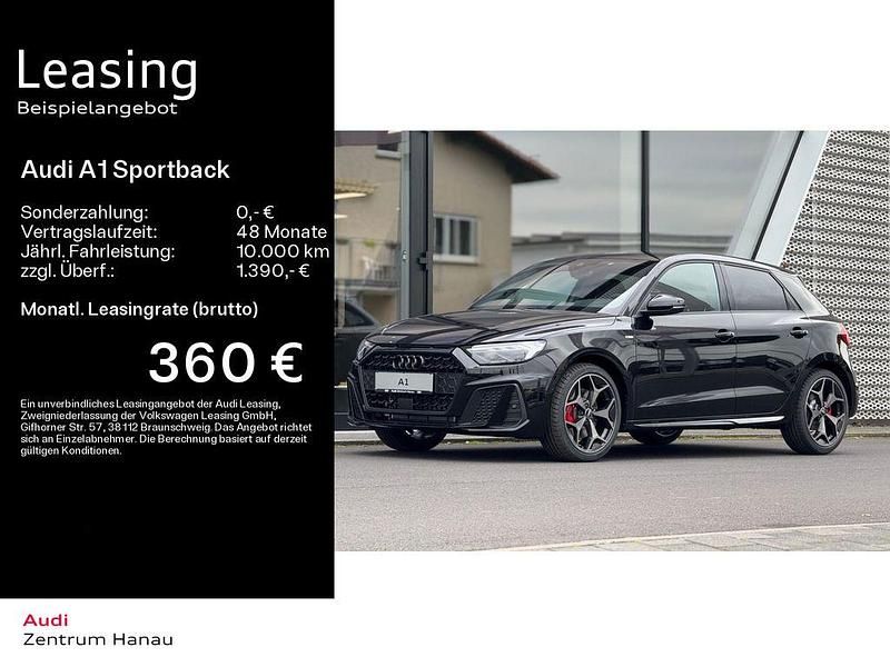 Schwarz Neu 2025 Audi A1 Sportback S-Line Kleinwagen | 34.650 € (Fairer Preis) - Bild 1/4
