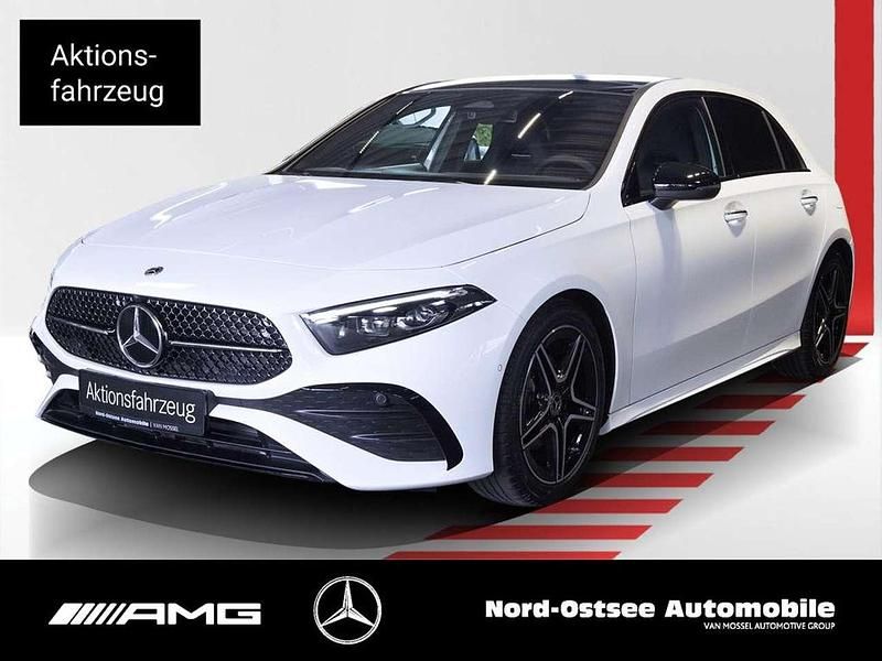 Unilack polarweiß Gebraucht 2025 Mercedes A200 AMG Limousine | 46.998 € - Bild 1/4