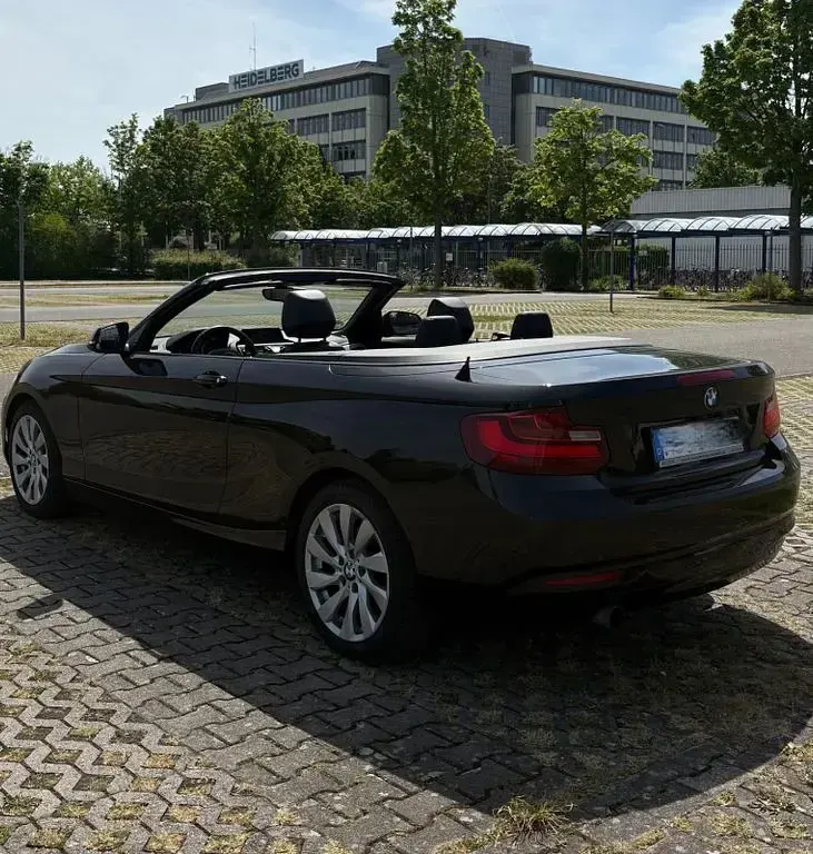 Brugt BMW 220 184 HK (135 kW) 2015 Sort Cabriolet