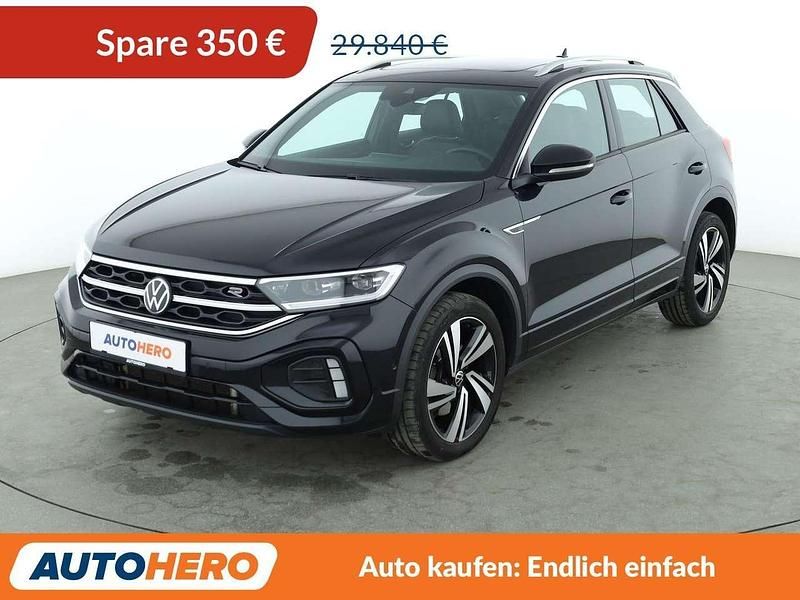 Deep black Gebraucht 2023 VW T-Roc R-line SUV | 29.490 € (Etwas zu teuer) - Bild 1/3