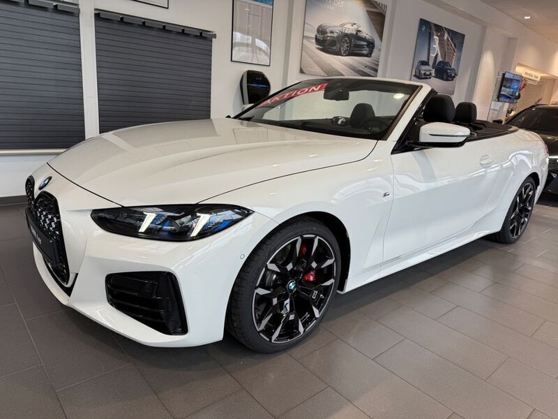 Weiss Gebraucht 2024 BMW 420 M Sport Cabrio | 63.390 € - Bild 1/4