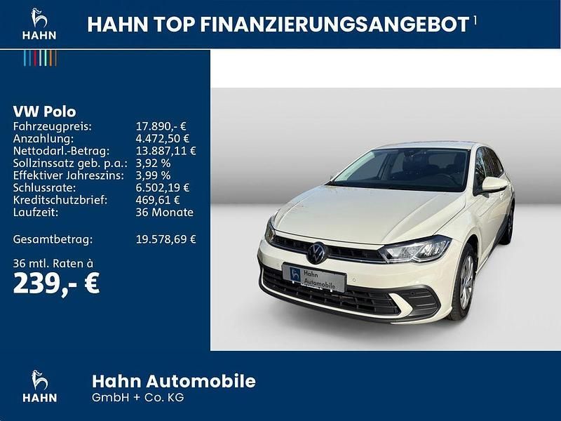 Gebraucht VW Polo Life 95 PS (69 kW) 2023 Ascotgrau Limousine