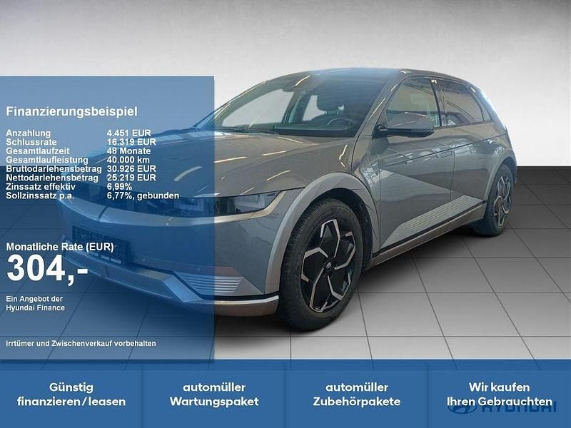 Grau galactic grey / met Gebraucht 2022 Hyundai Ioniq 5 Techniq SUV | 29.670 € (Guter Preis) - Bild 1/4