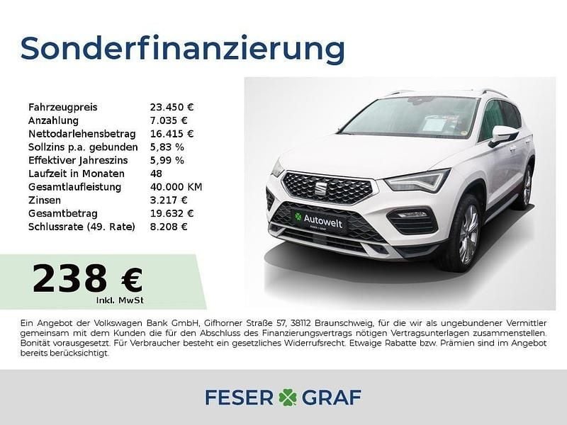 Gebraucht Seat Ateca Xperience 150 PS (110 kW) 2022 Bila weiß SUV