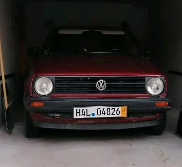 Gebraucht VW Golf II 54 PS (39 kW) 1990 Rot Kleinwagen