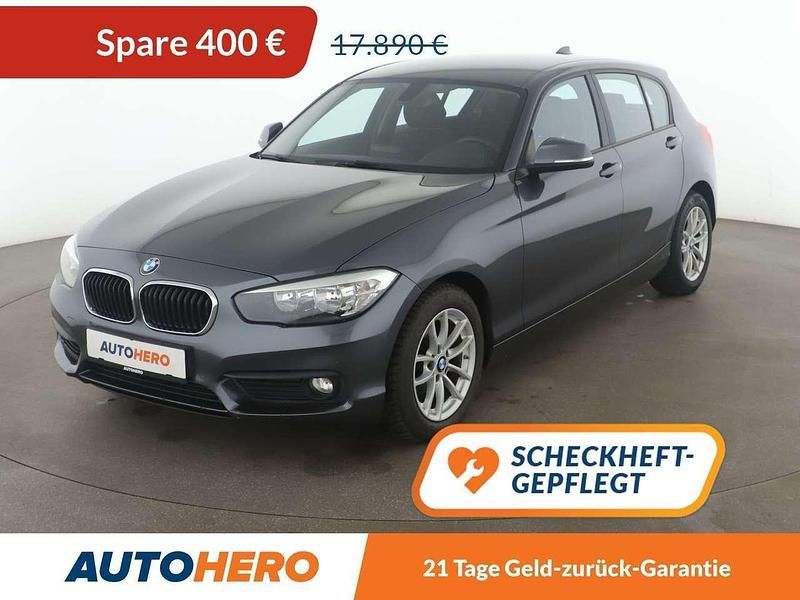 Mineralgrau Gebraucht 2017 BMW 118 Advantage Kleinwagen | 17.490 € (Fairer Preis) - Bild 1/3
