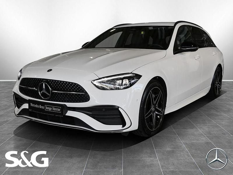 Unilack polarweiß Gebraucht 2024 Mercedes C220 AMG Kombi | 42.990 € (Etwas zu teuer) - Bild 1/4