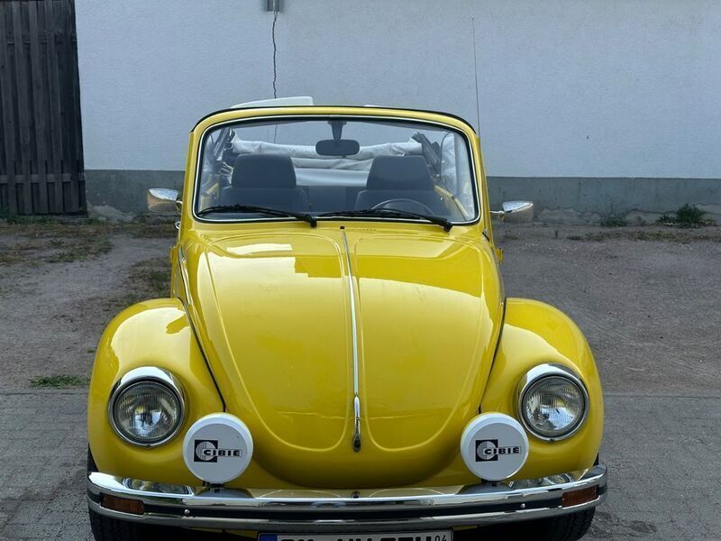 Gelb Gebraucht 1973 VW Käfer Cabrio | 22.900 € - Bild 1/4