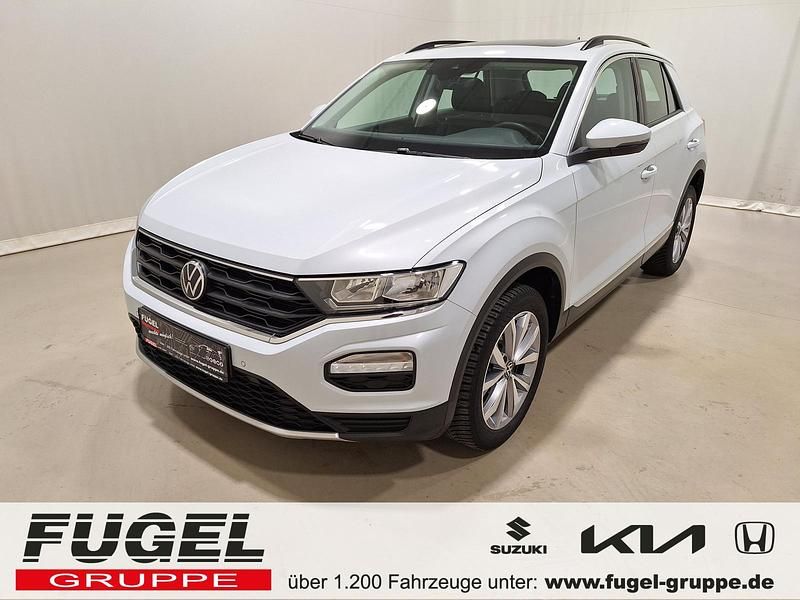 White silver metallic Gebraucht 2021 VW T-Roc Style SUV | 16.999 € (Superpreis) - Bild 1/4
