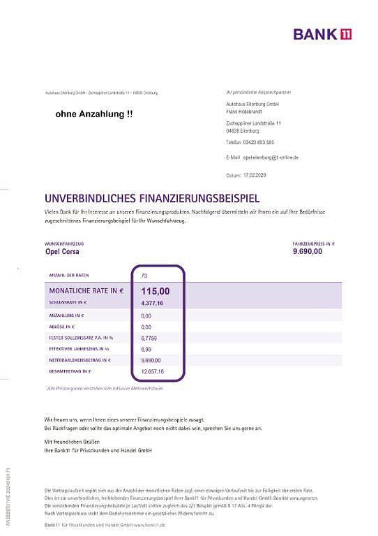 Gebraucht Opel Corsa 90 PS (66 kW) 2019 Arktis blau (m2) Kleinwagen