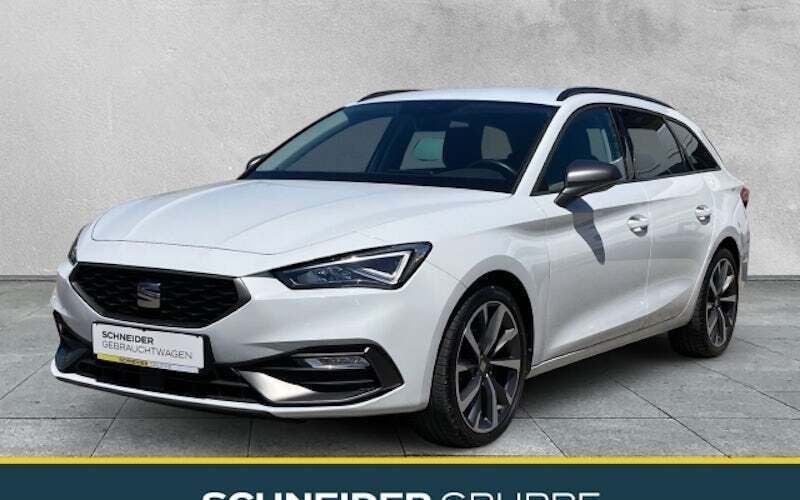 Weiß Gebraucht 2021 Seat Leon ST FR Kombi | 21.890 € (Fairer Preis) - Bild 1/4