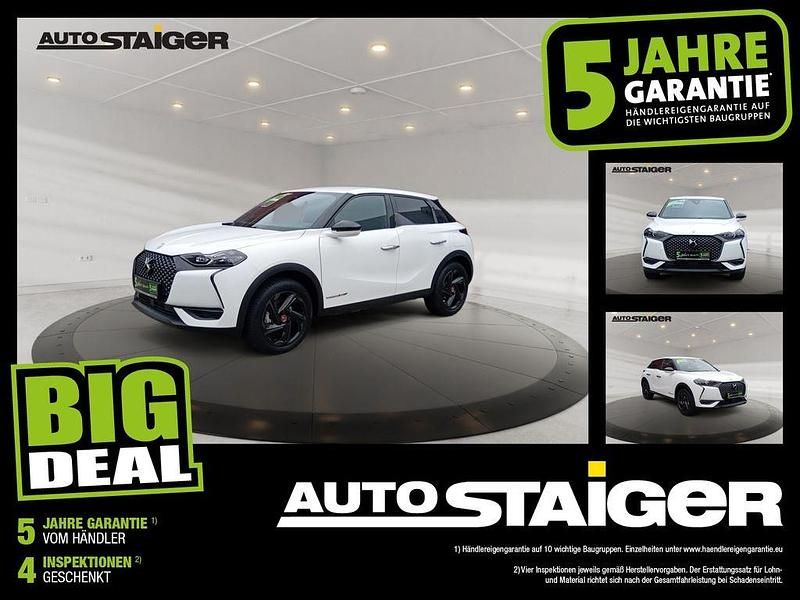 Lack weiss banquise/typ aussenverkl Gebraucht 2022 DS Automobiles DS3 Crossback E-Tense Performance Line Plus SUV | 15.999 € (Fairer Preis) - Bild 1/4
