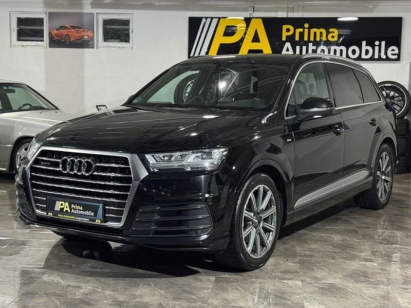 Schwarz Gebraucht 2016 Audi Q7 S-Line SUV | 18.999 € (Teuer) - Bild 1/4