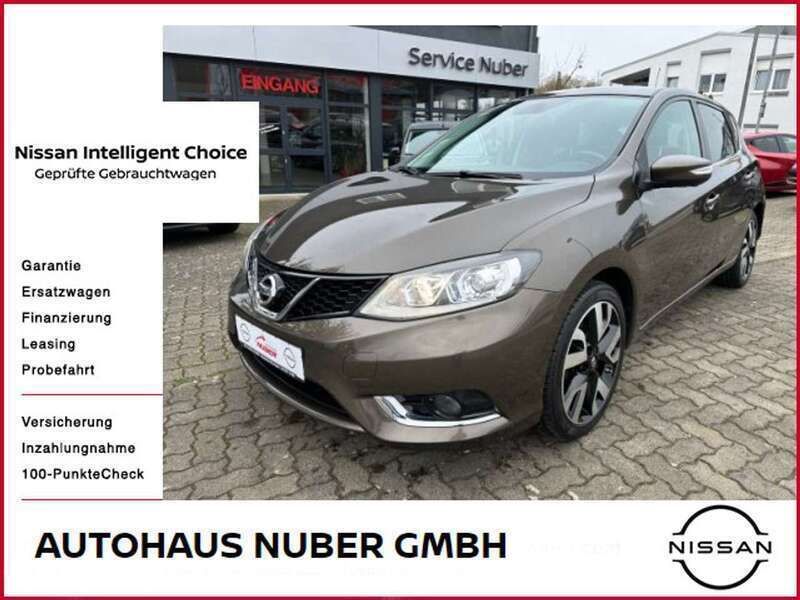 Bronze metallic (metallic) Gebraucht 2016 Nissan Pulsar Tekna Limousine | 10.990 € (Fairer Preis) - Bild 1/4