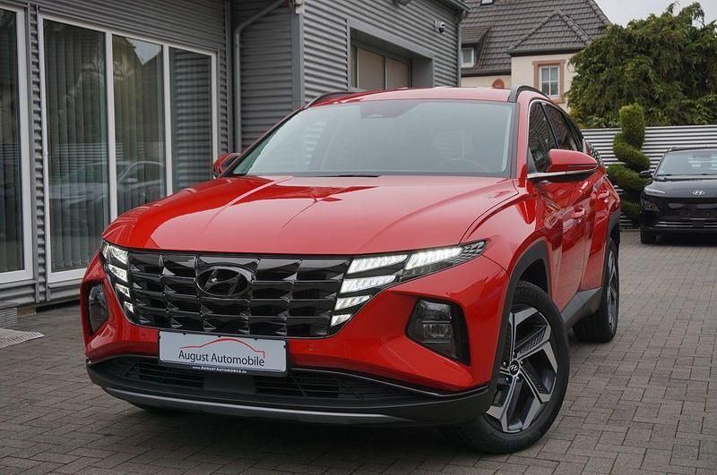 Rot Gebraucht 2022 Hyundai Tucson Trend SUV | 25.770 € (Superpreis) - Bild 1/3
