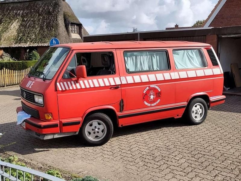 Rot Gebraucht 1990 VW T3 Van | 18.000 € - Bild 1/4