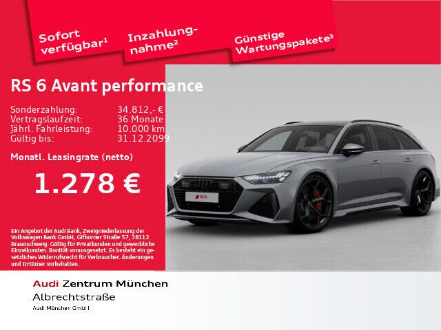 Gebraucht Audi RS6 Performance 630 PS (463 kW) 2022 Grau Kombi