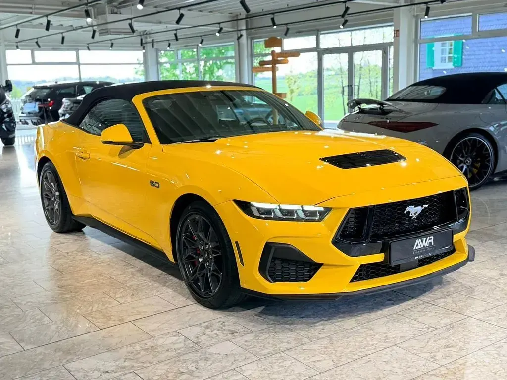 Gebraucht Ford Mustang GT 446 PS (328 kW) 2024 Gelb Cabrio