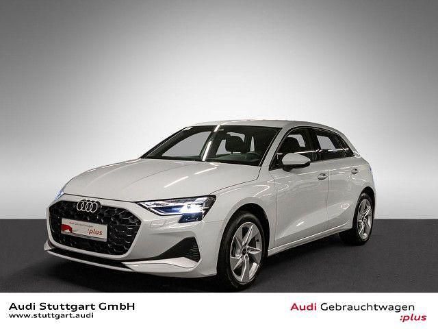 Gletscherweiß metallic/gletsch Gebraucht 2024 Audi A3 Advanced Plus Limousine | 33.940 € (Teuer) - Bild 1/4